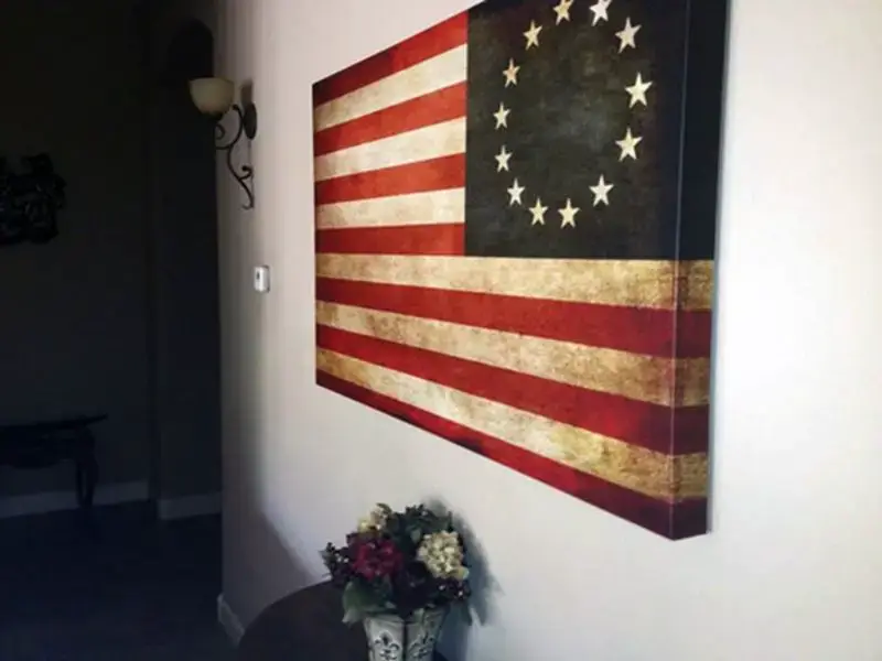 Picture Frame Hidden Gun Storage