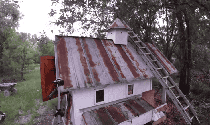 Chicken Coop Cupola With Weathervane