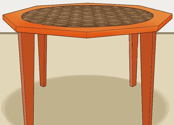 Simple Octagon Poker Table