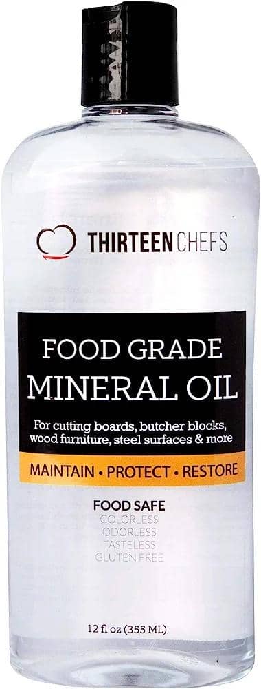 Thirteen Chefs Food Grade Mineral Oil