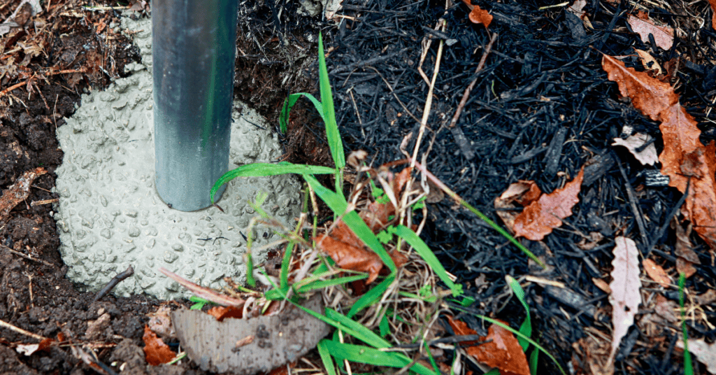 Steps to Set Post with Concrete in a Hole